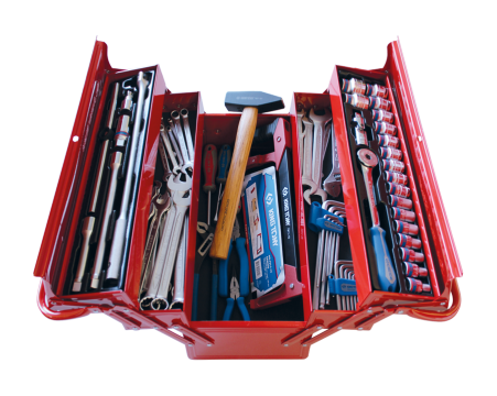 Caja de herramientas completa - 77 piezas